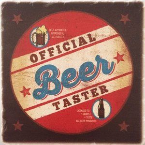 🎁Unique vintage stone sign. beer taster. wall art